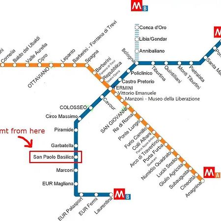 Modern Living San Paolo - Vicino Alla Metro روما المظهر الخارجي الصورة